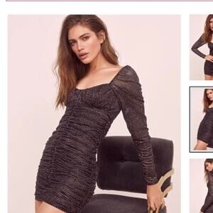 For love lemons black sequin dress